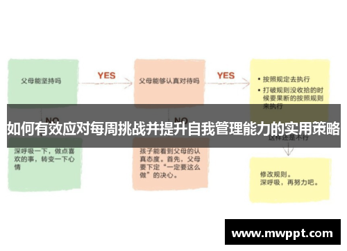 如何有效应对每周挑战并提升自我管理能力的实用策略